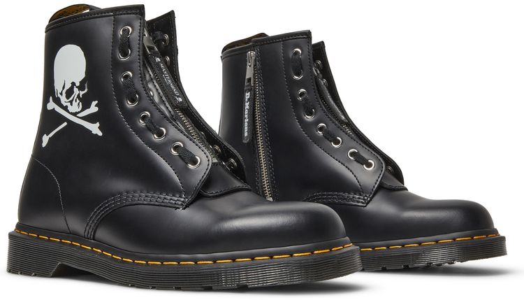 Mastermind World x Dr Martens 1460 Leather Boots Black Skull