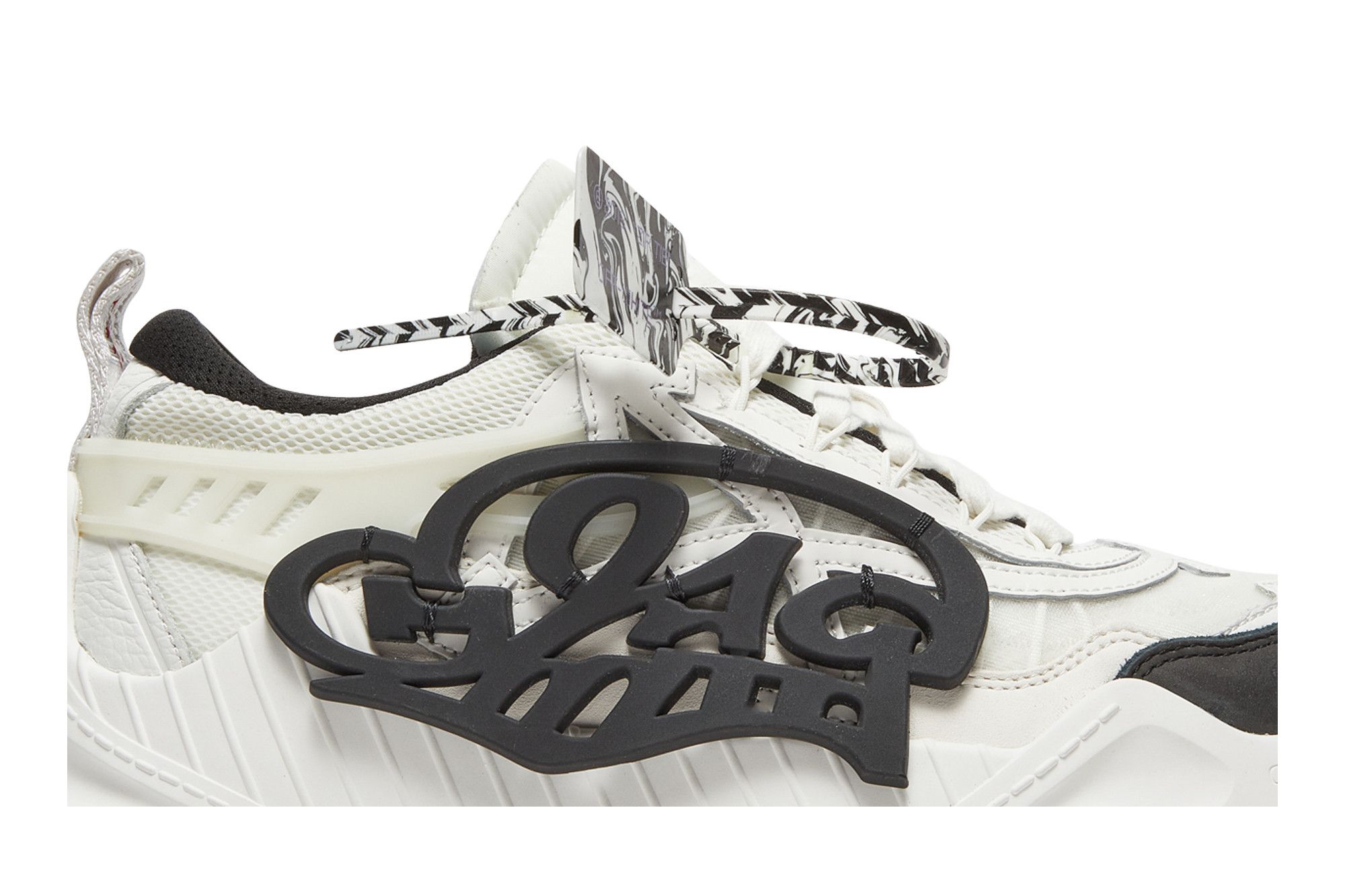 Size 8.0 Katsu x Off-White ODSY-1000 'White Black'