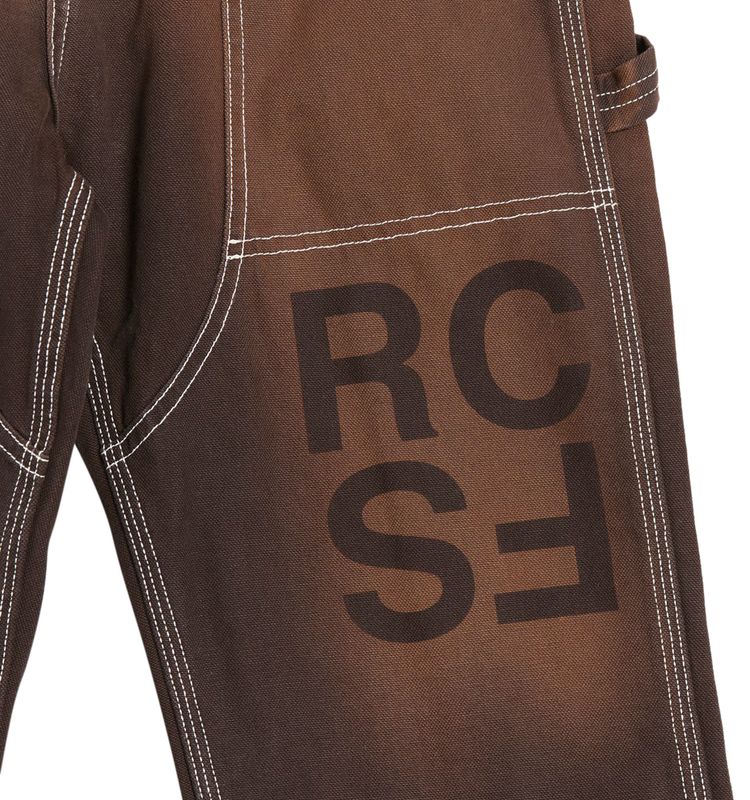Reese Cooper RCFS Double Knee Work Pants Coffee
