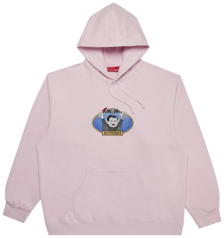 Supreme Vampire Boy Hooded Sweatshirt Light Pink