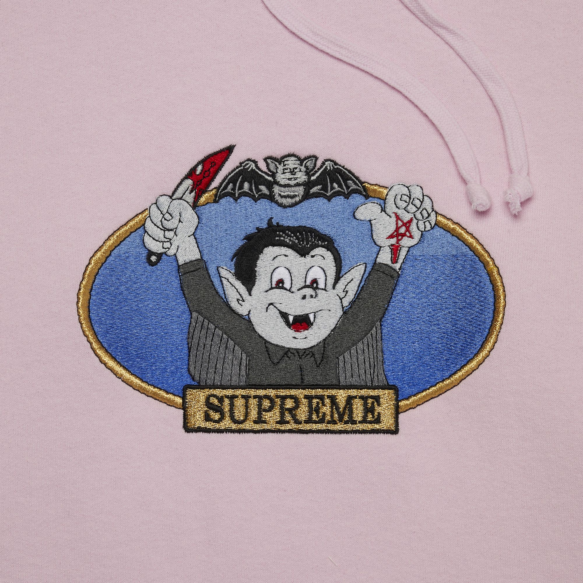 Buy Supreme Vampire Boy Hooded Sweatshirt 'Light Pink