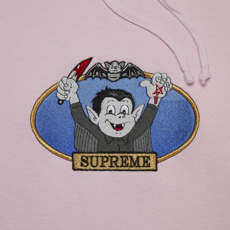 Supreme Vampire Boy Hooded Sweatshirt Light Pink