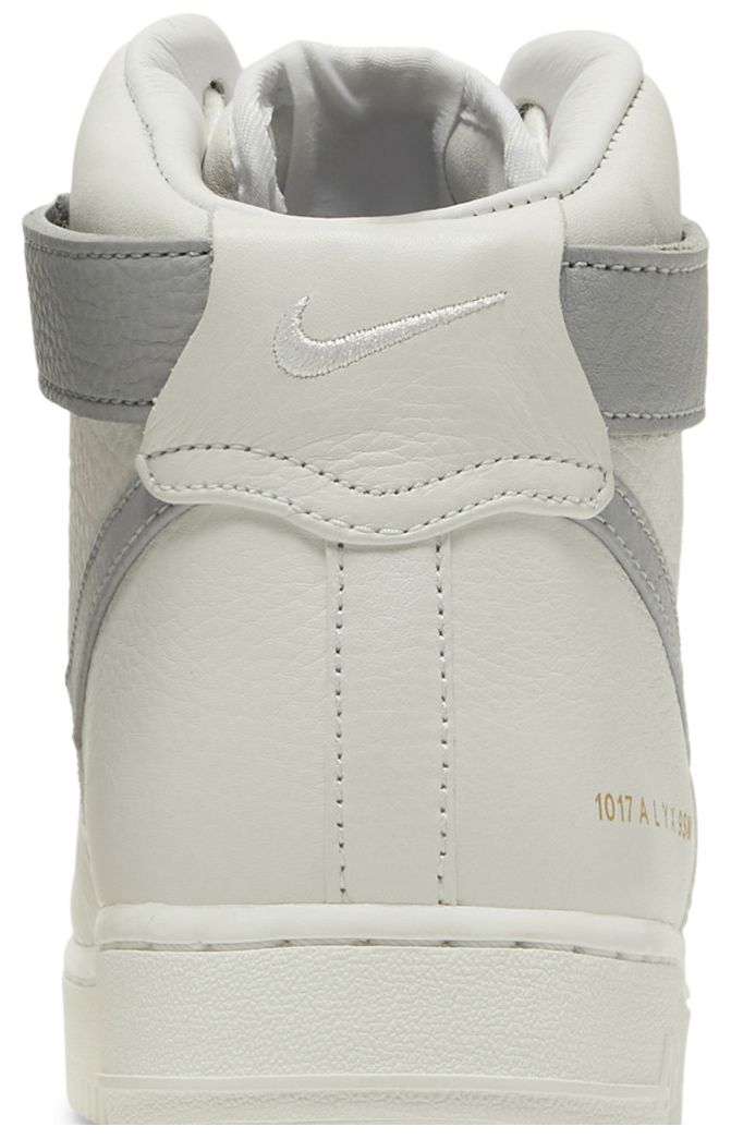 1017 ALYX 9SM x Nike Air Force 1 High White Wolf Grey