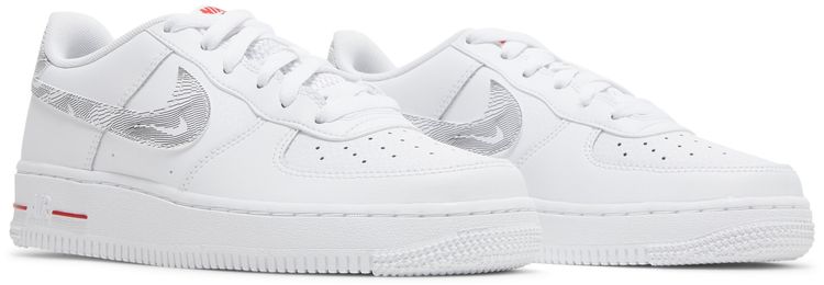 Nike Air Force 1 Low GS White University Red