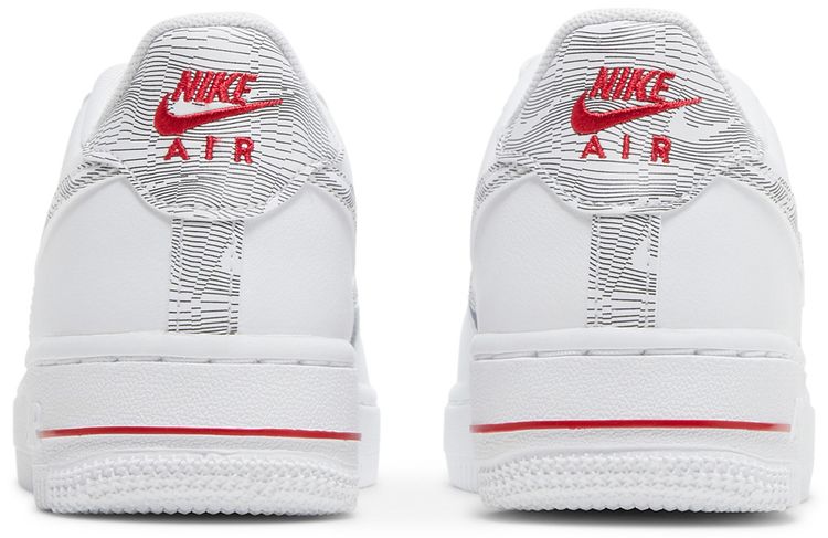 Nike Air Force 1 Low GS White University Red