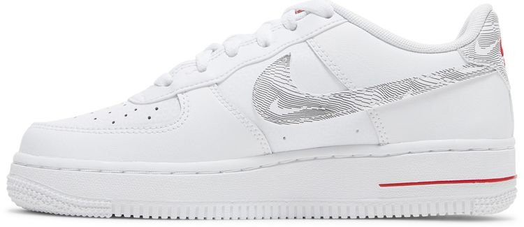 Nike Air Force 1 Low GS White University Red