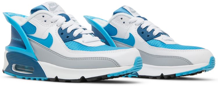 Nike Air Max 90 FlyEase GS White Industrial Blue