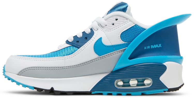 Nike Air Max 90 FlyEase GS White Industrial Blue