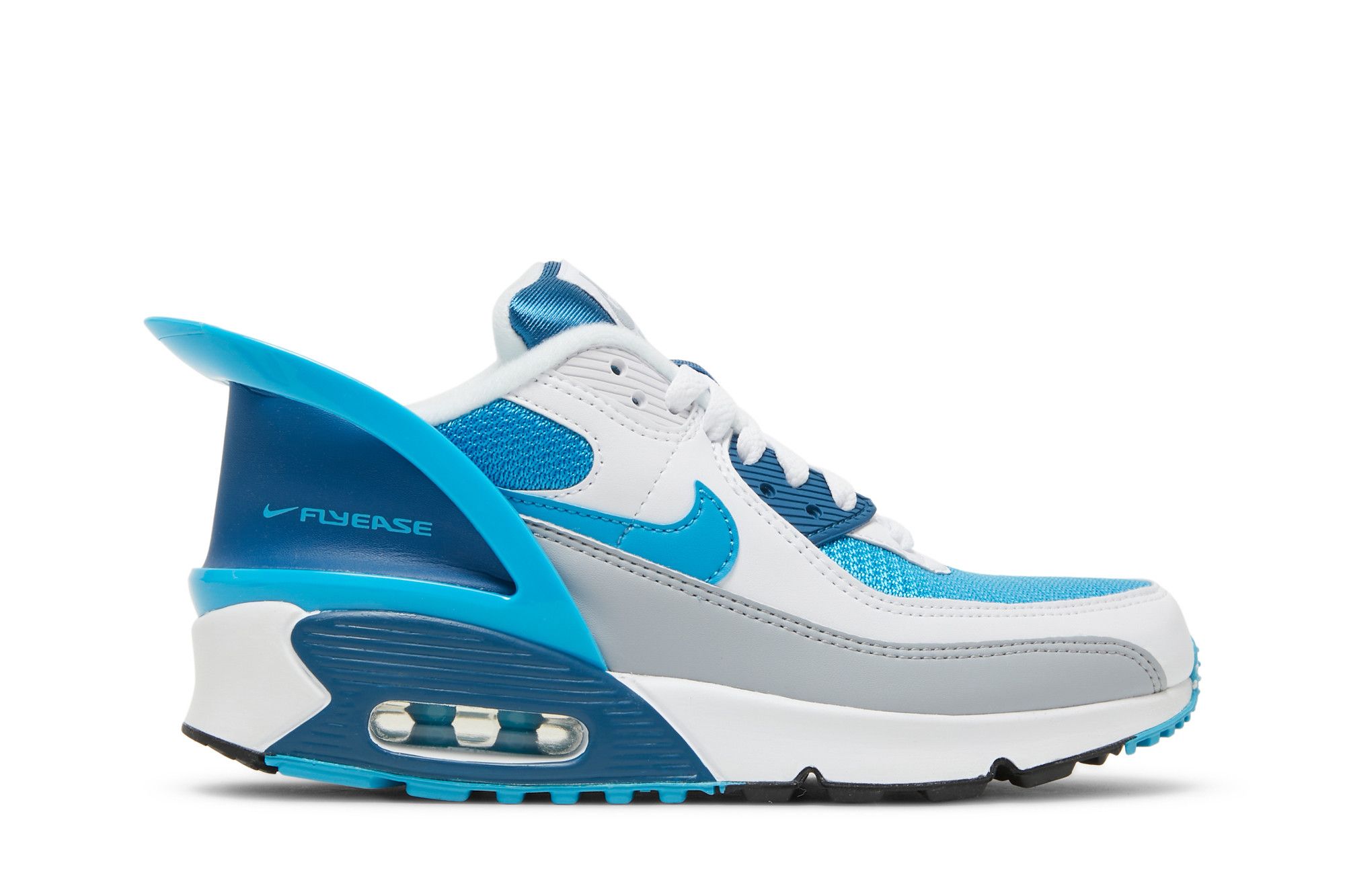 Buy Air Max 90 FlyEase GS White Industrial Blue CV0526 103 GOAT