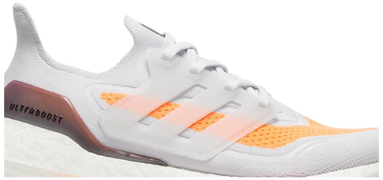 adidas UltraBoost 21 Grey Screaming Orange