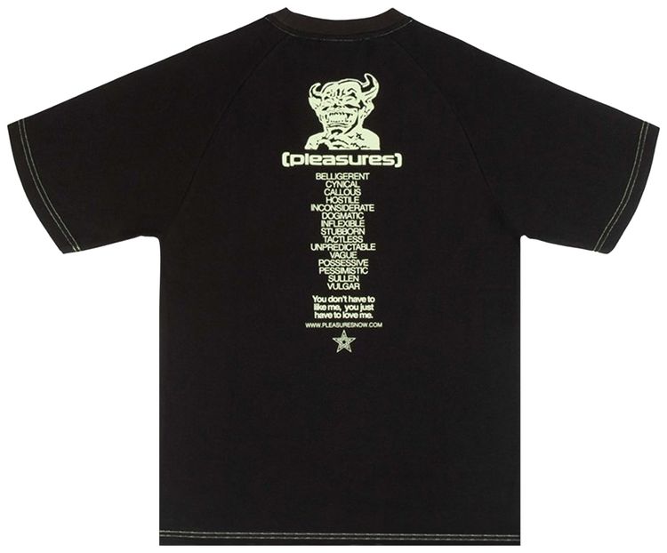 Pleasures Vulgar Raglan Shirt Black