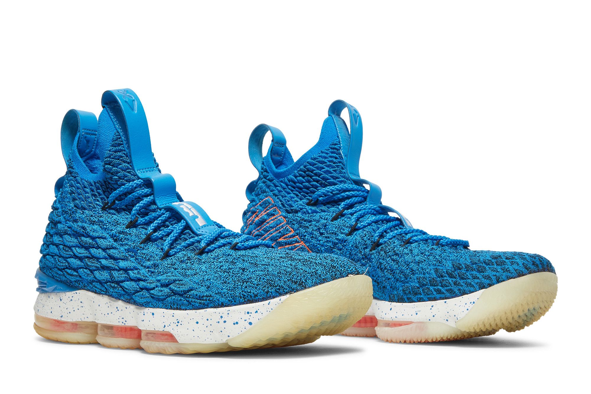 Lebron 15 white and blue on sale