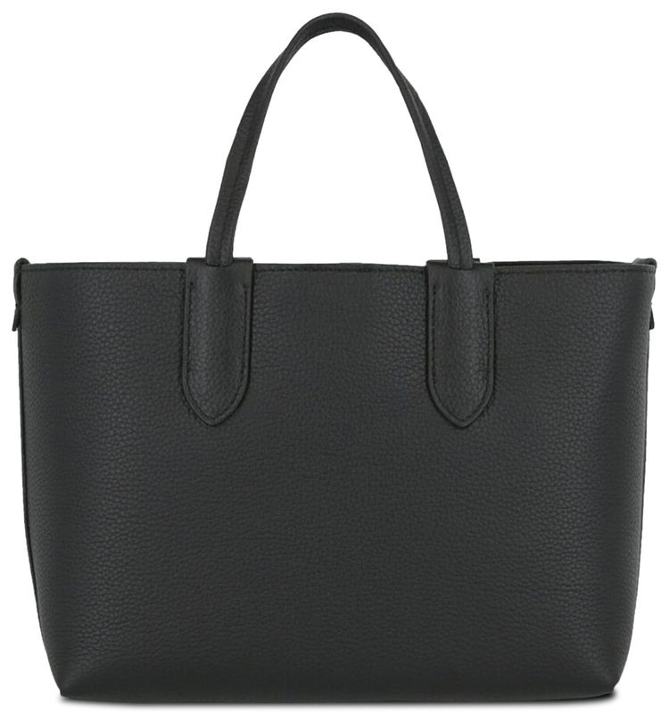 Alexander McQueen Mini Shopper Leather Tote Black