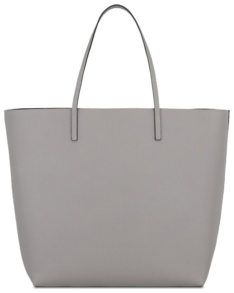 Alexander McQueen Skull Leather Tote Grey