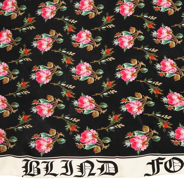 Gucci Blooms Print Scarf Black