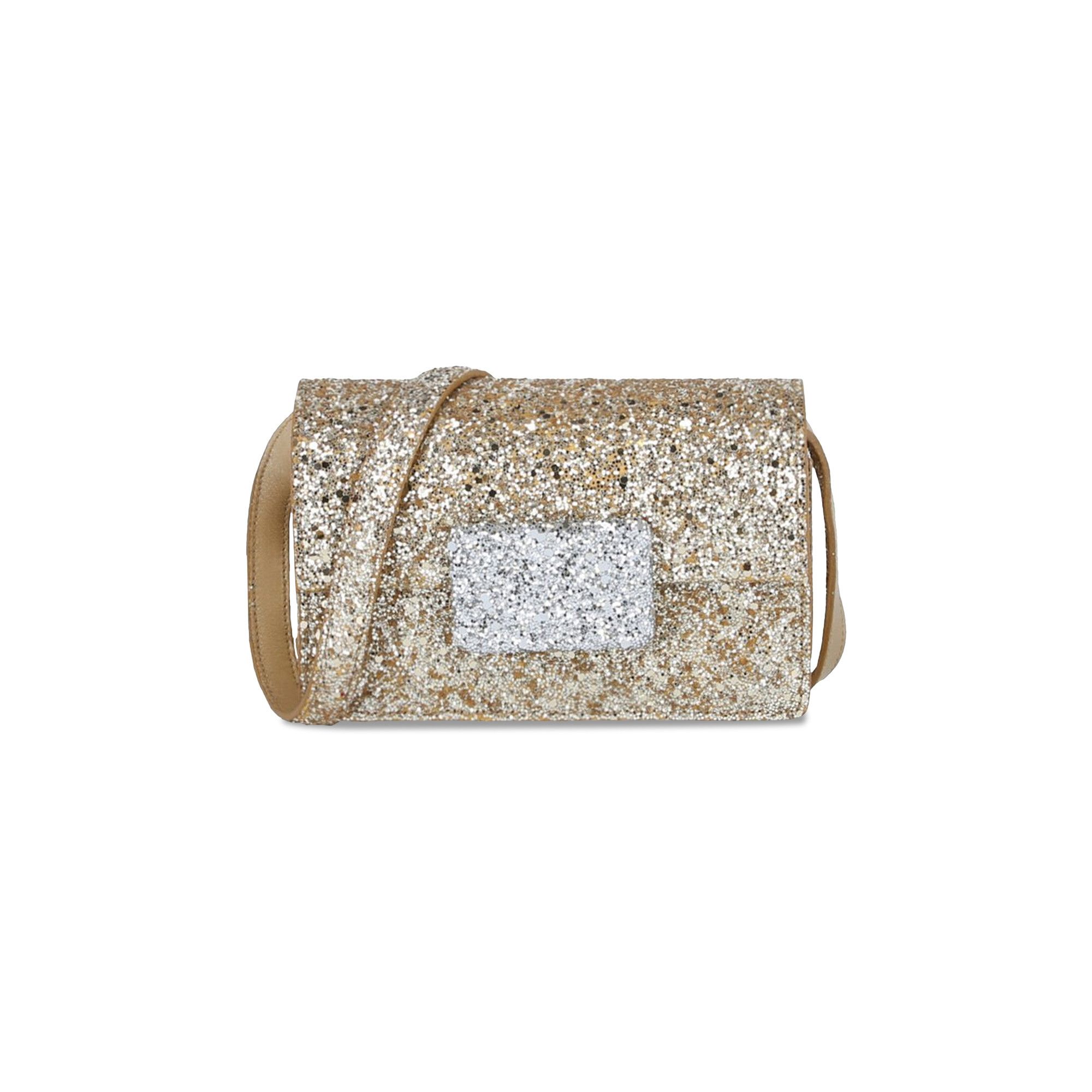Buy Saint Laurent Lulu Bunny Glitter Crossbody Bag Metallic Gold 366970 GJW3N 7175 GOAT CA
