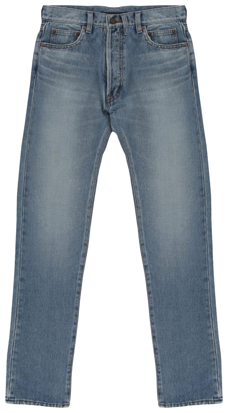 Saint Laurent Slim Fit Jeans Blue