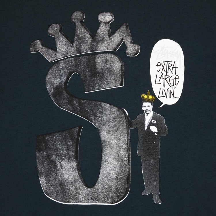 Stussy S Crown Livin Tee Dark Teal