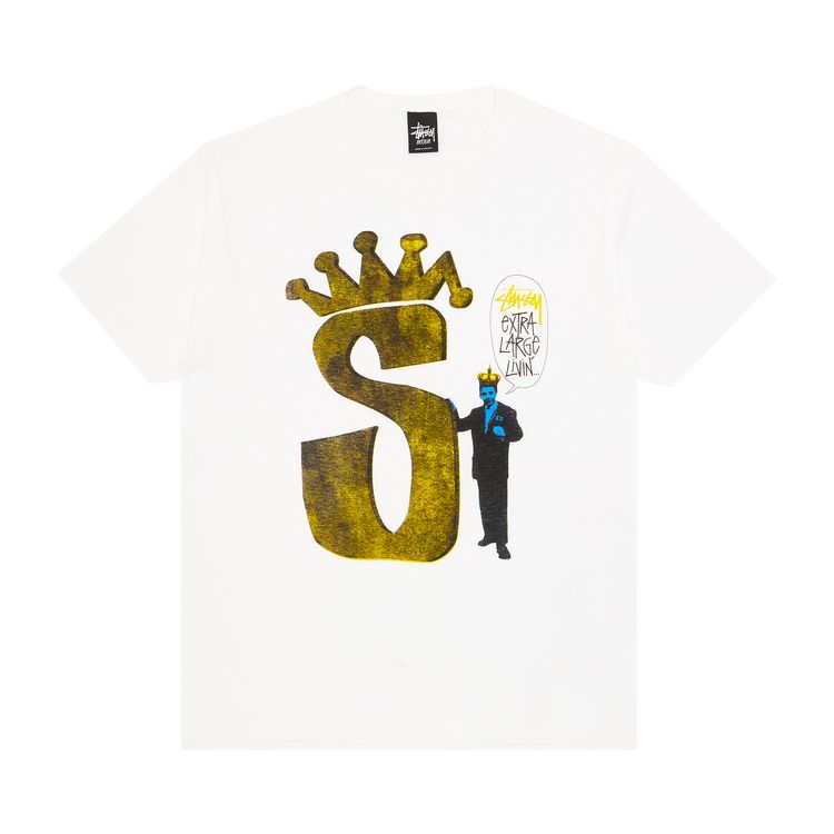 Stussy S Crown Livin Tee White