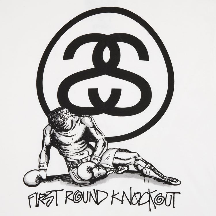 Stussy Gear First Round Knockout Tee White