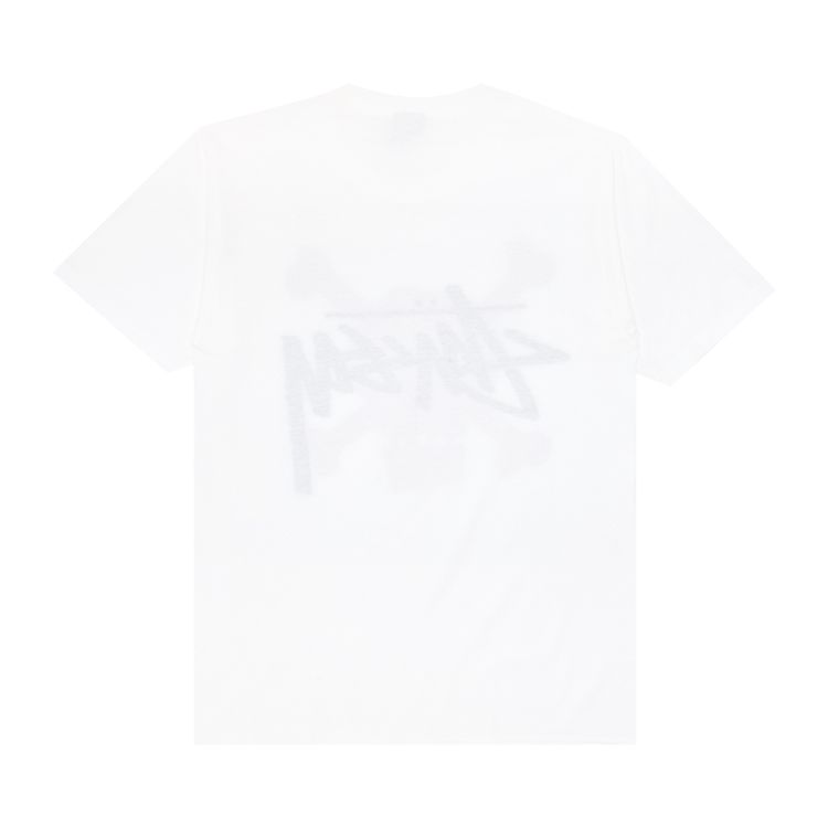 Stussy Paisley Skull Tee WhiteRed