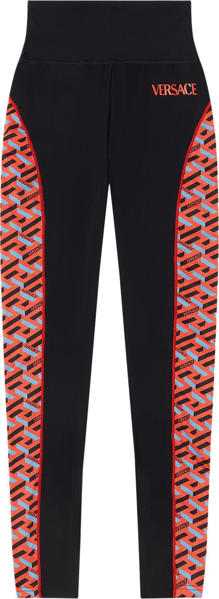 Versace Logo printed leggings - ShopStyle