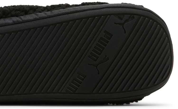 Puma Scuff Sherpa Slippers Black