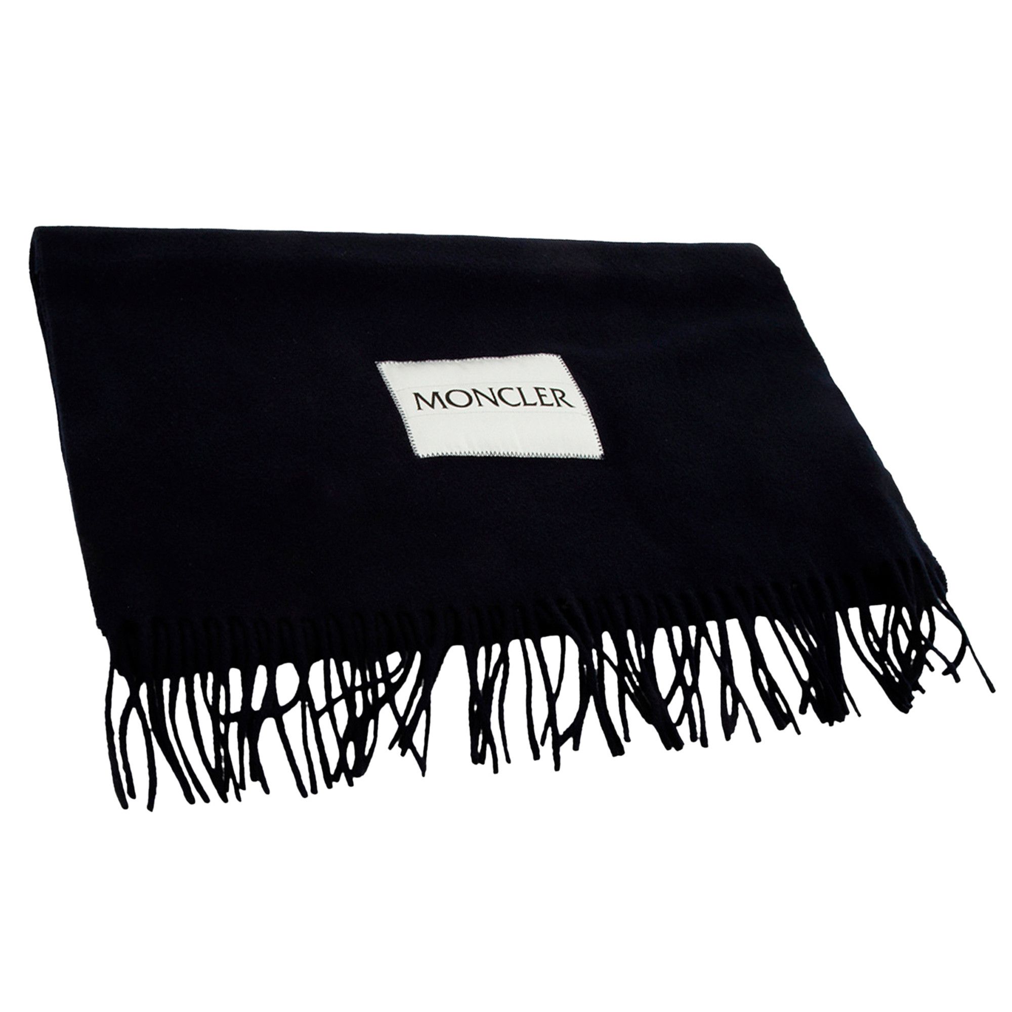 Buy Moncler Small Logo Scarf 'Dark Blue' - 3C000 08 A9576 778