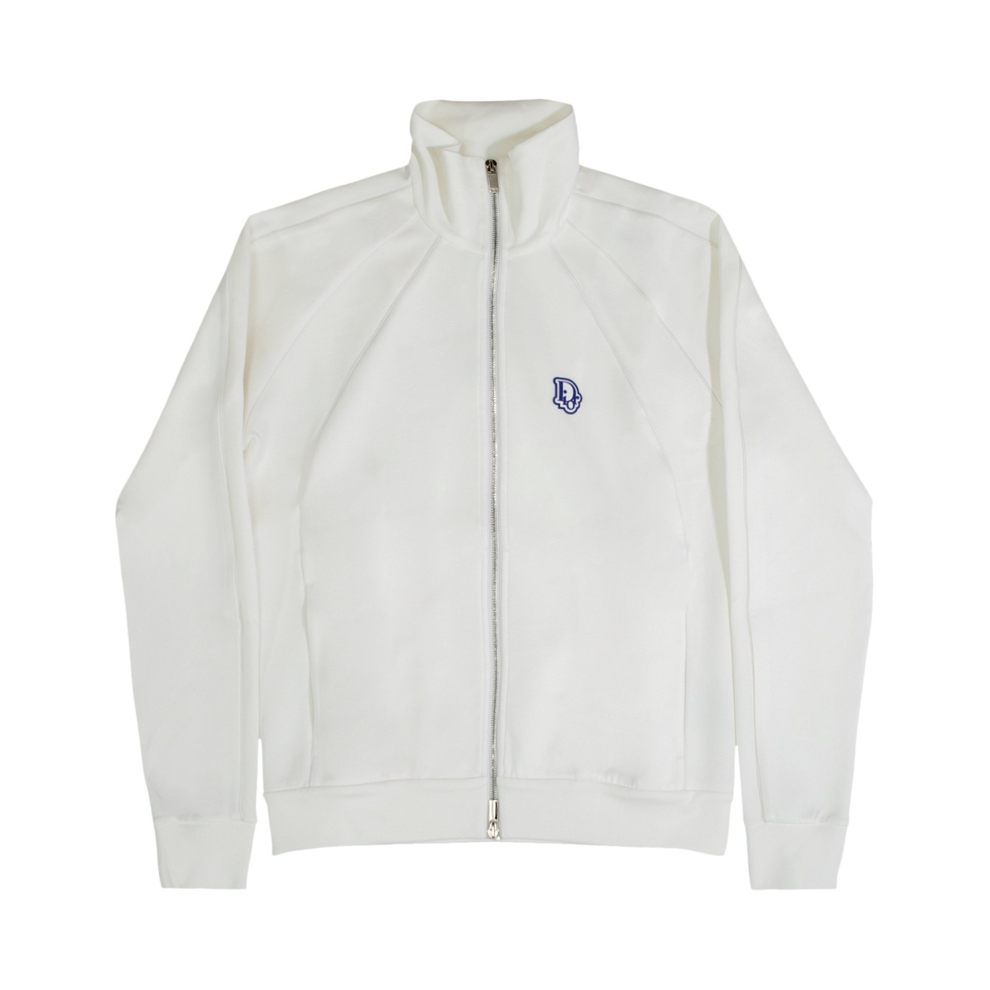 Buy Dior Track Zip Up With Piping Detail 'White' - 193J430A0631 