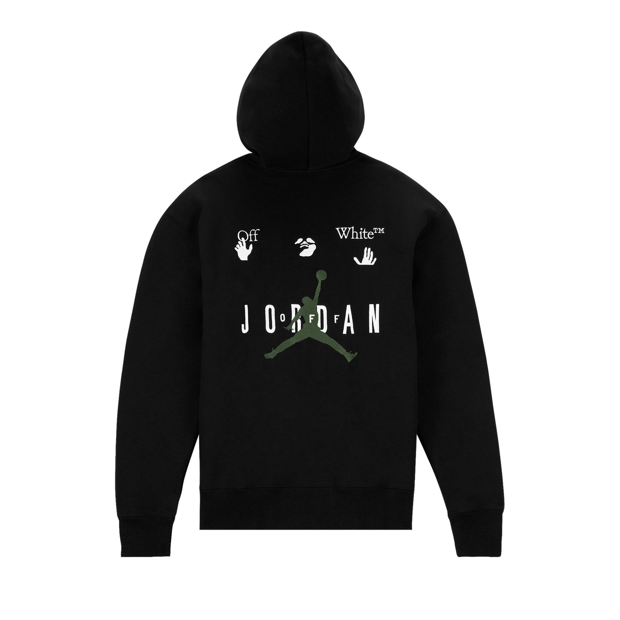 Green and black jordan hoodie hotsell