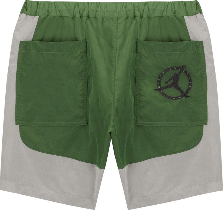 Air Jordan x Off White MJ Baggy Short Forest GreenPhantomBlack