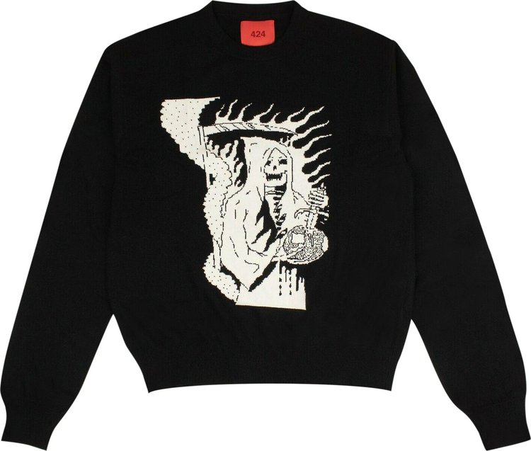 424 Grim Reaper Sweater 'Black'