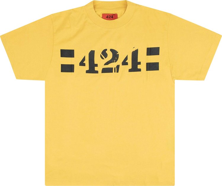 424 Logo Short-Sleeve T-Shirt 'Yellow'