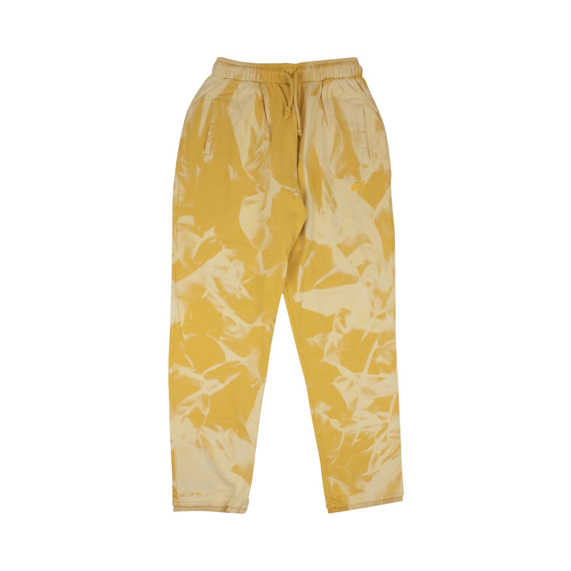 Yellow tie dye sweats store