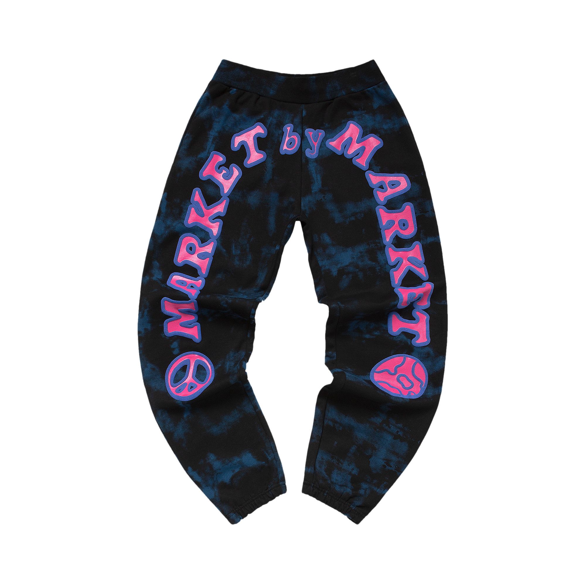 Buy Market Cali Arc Peace Sweatpants Navy Smoke Tie Dye 397000210 NAVY GOAT UK