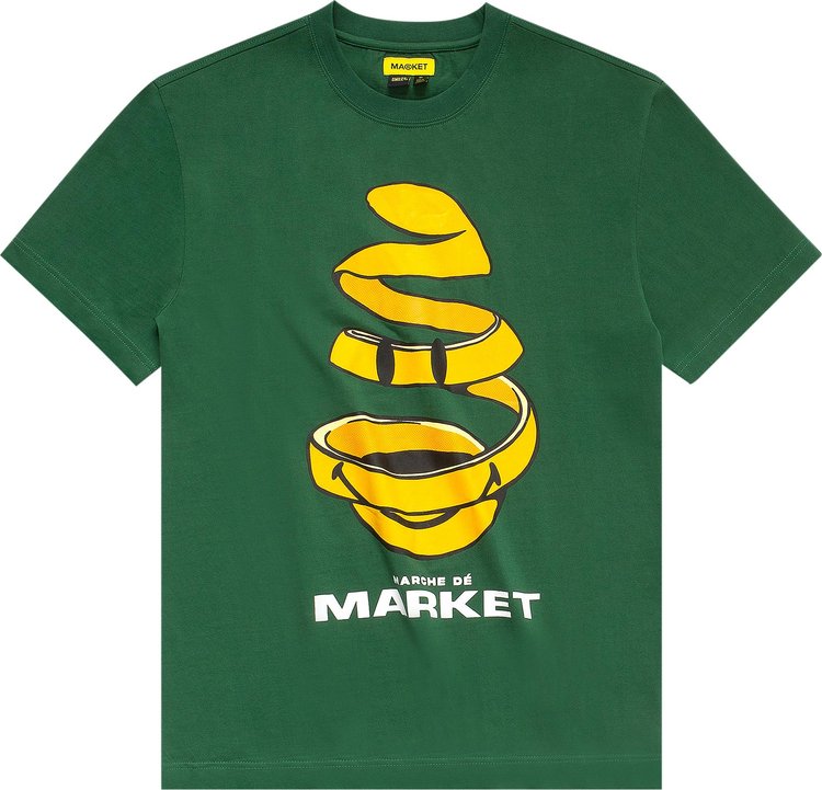 Market Smiley Marche De T-Shirt 'Forest Green'