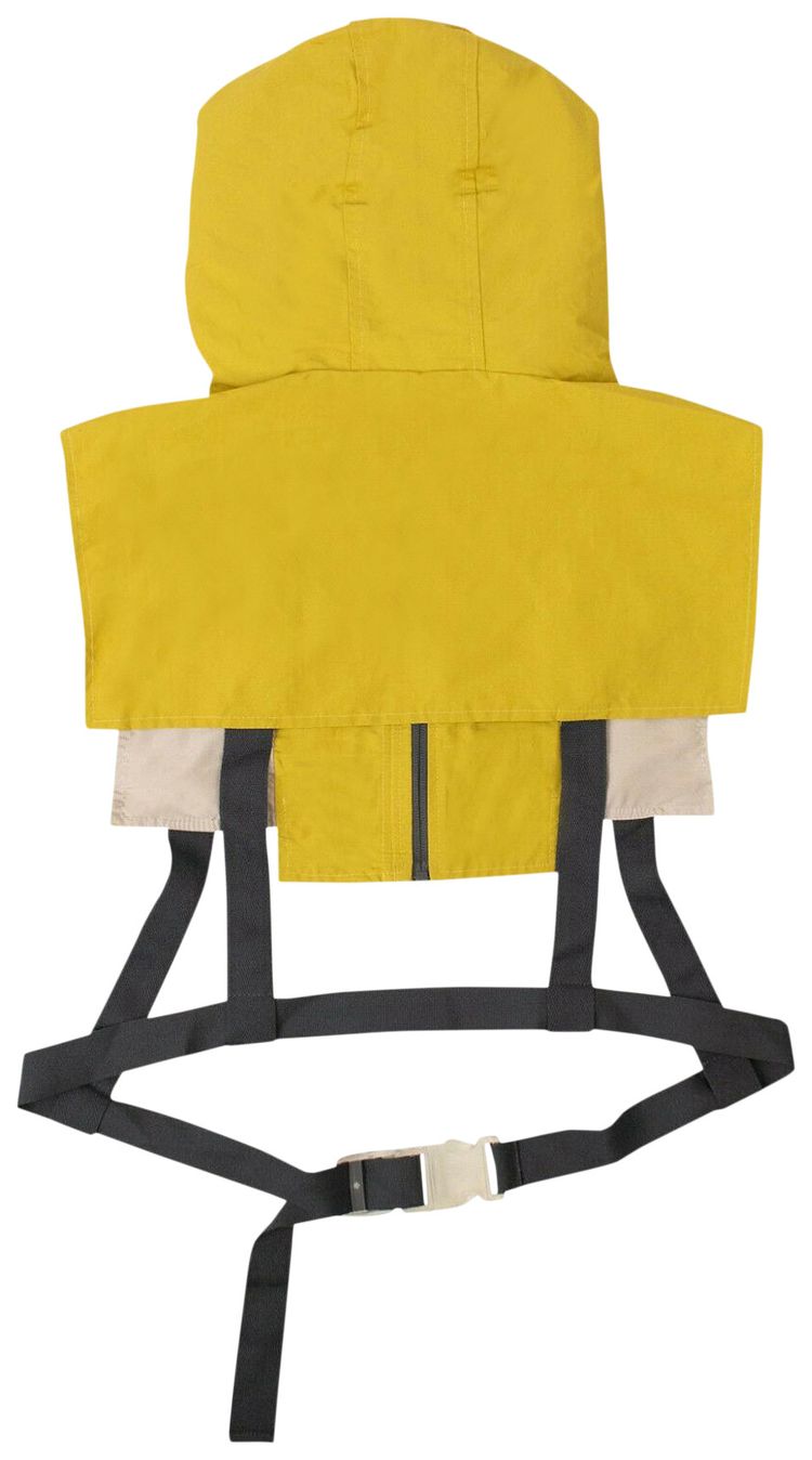 A Cold Wall Crop Top With Buckle Yellow