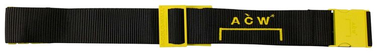 A Cold Wall Webbing Belt BlackYellow