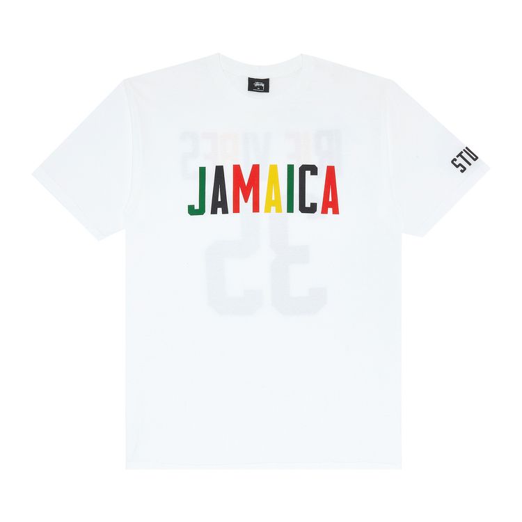 Stussy Jamaica 35 Tee White