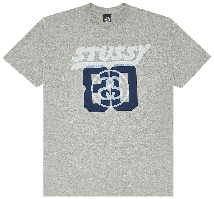 Stussy 80 Tee Grey Heather