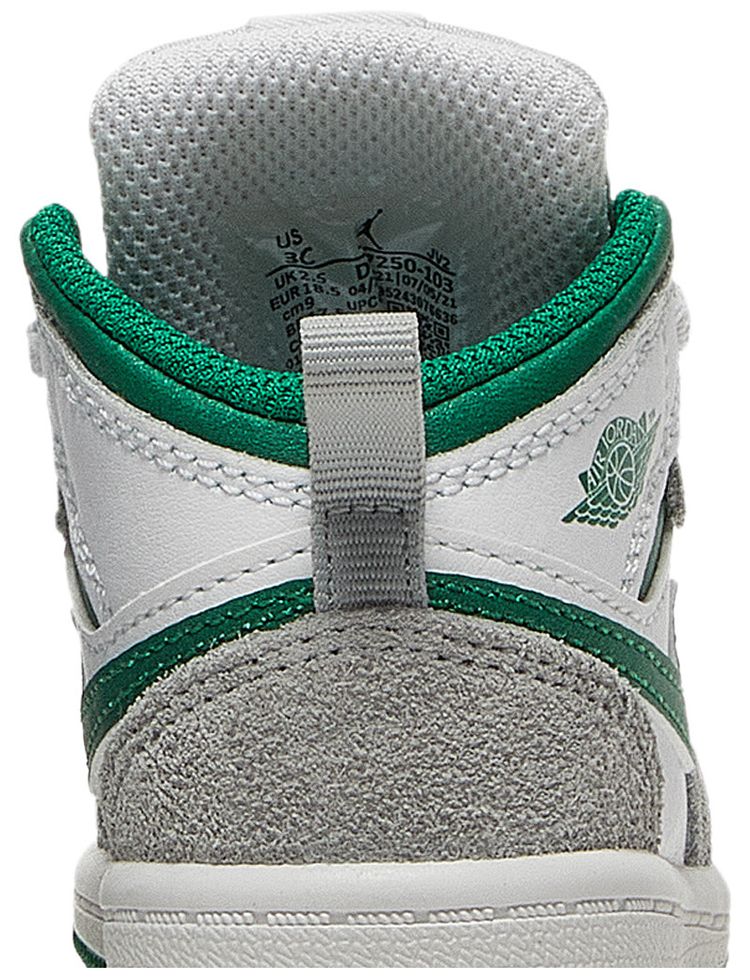 Air Jordan 1 Mid SE TD Grey Pine Green