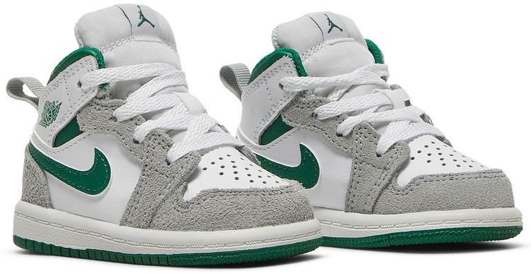 Air Jordan 1 Mid SE TD Grey Pine Green