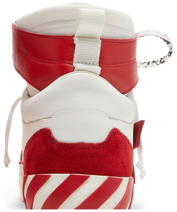 Off White Vulc Sneaker High White Red