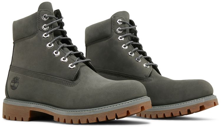 Timberland 6 Inch Waterproof Premium Boot Dark Grey