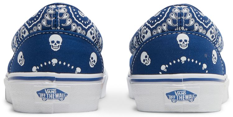 Vans Classic Slip On Bandana   True Blue