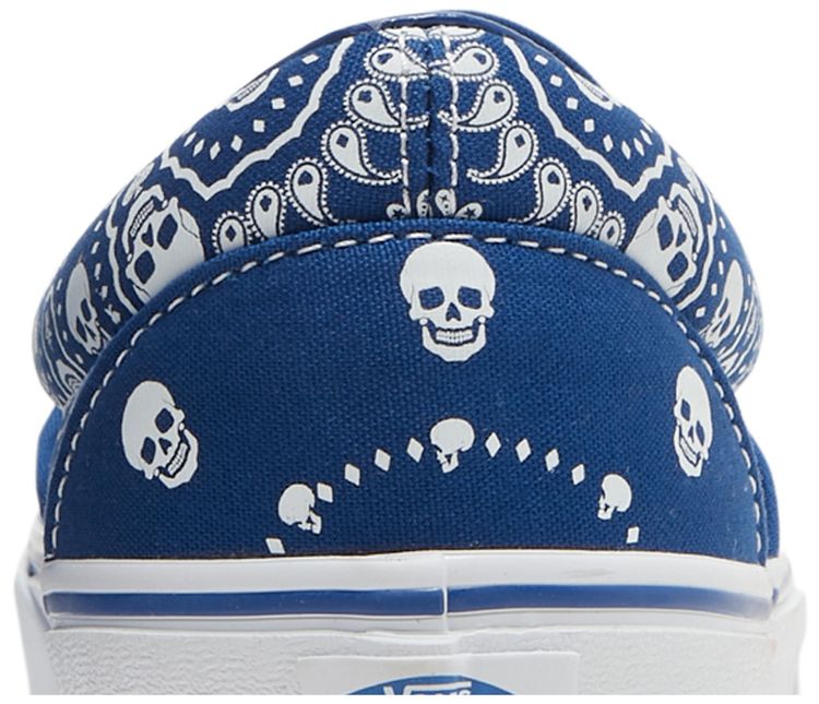 Vans Classic Slip On Bandana   True Blue