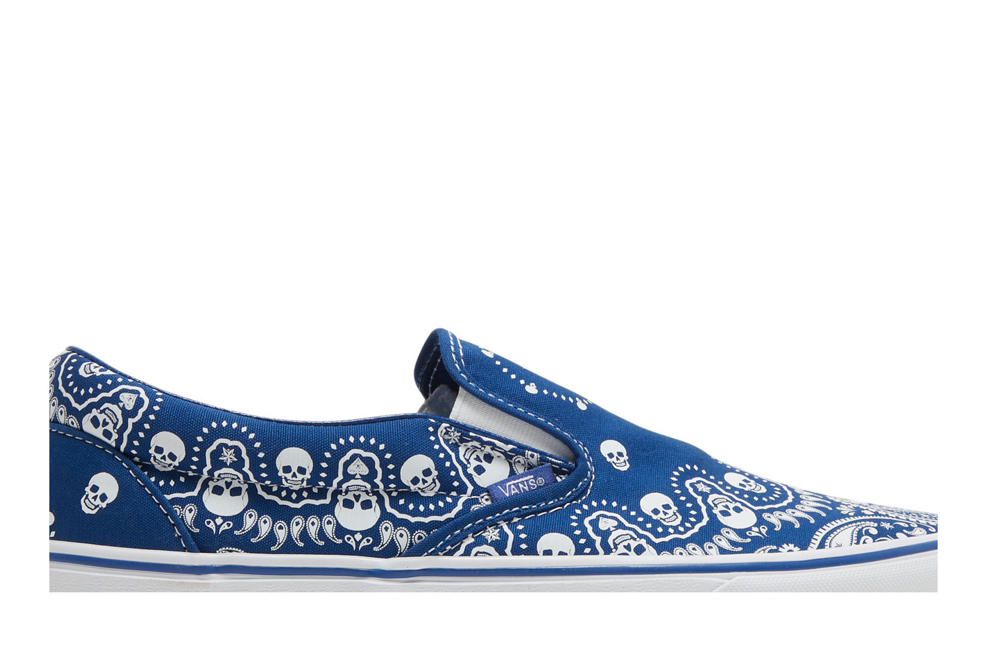 Blue bandana vans hotsell