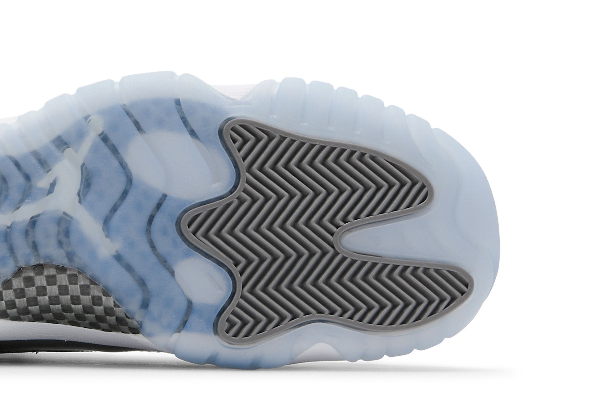 Jordan 11 cool grey grade school top