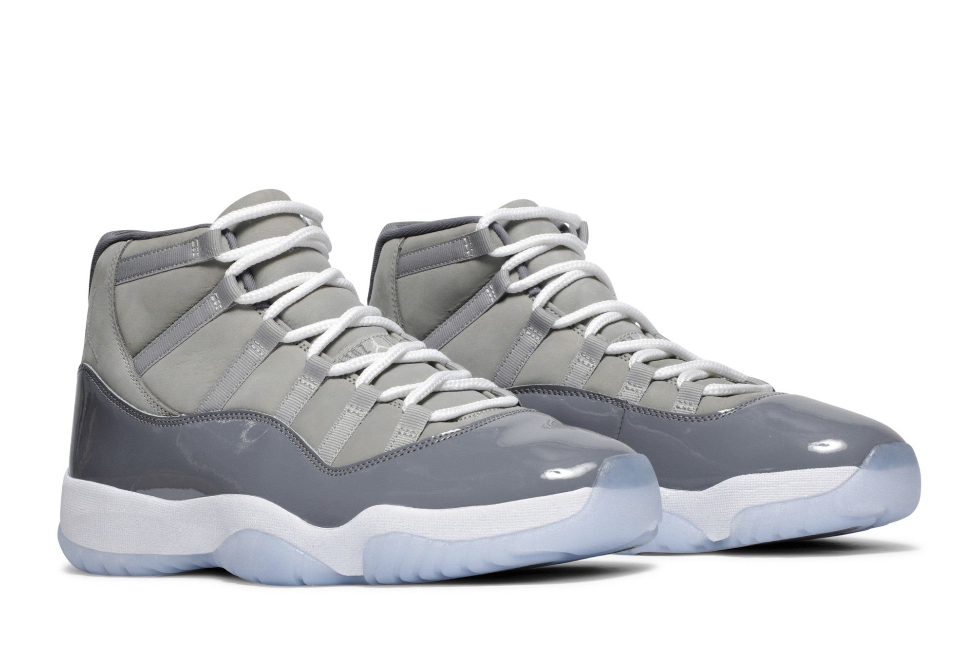 Grey and white jordans 11 2025