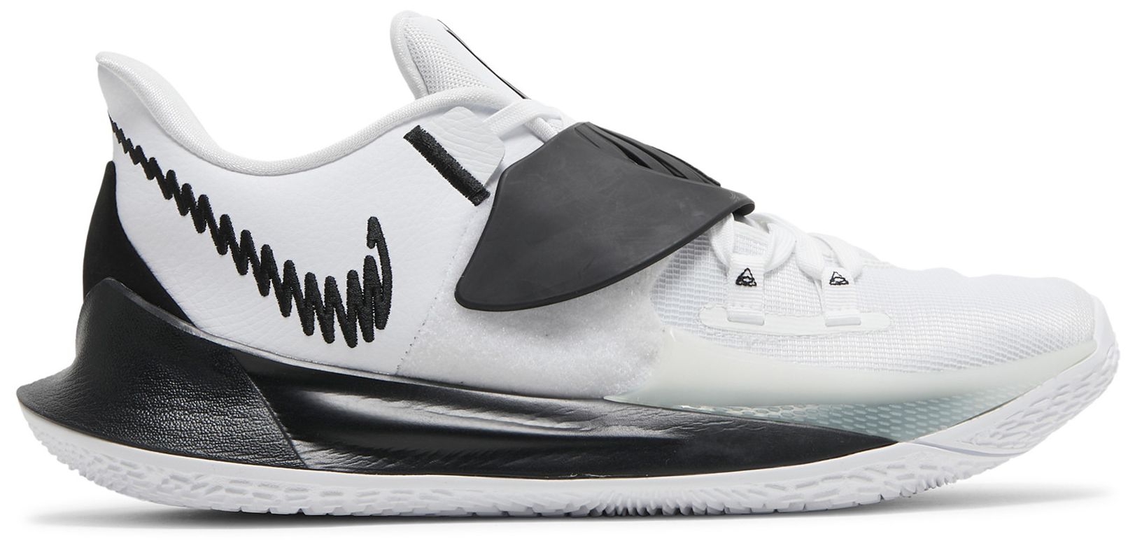 kyrie low white and gold
